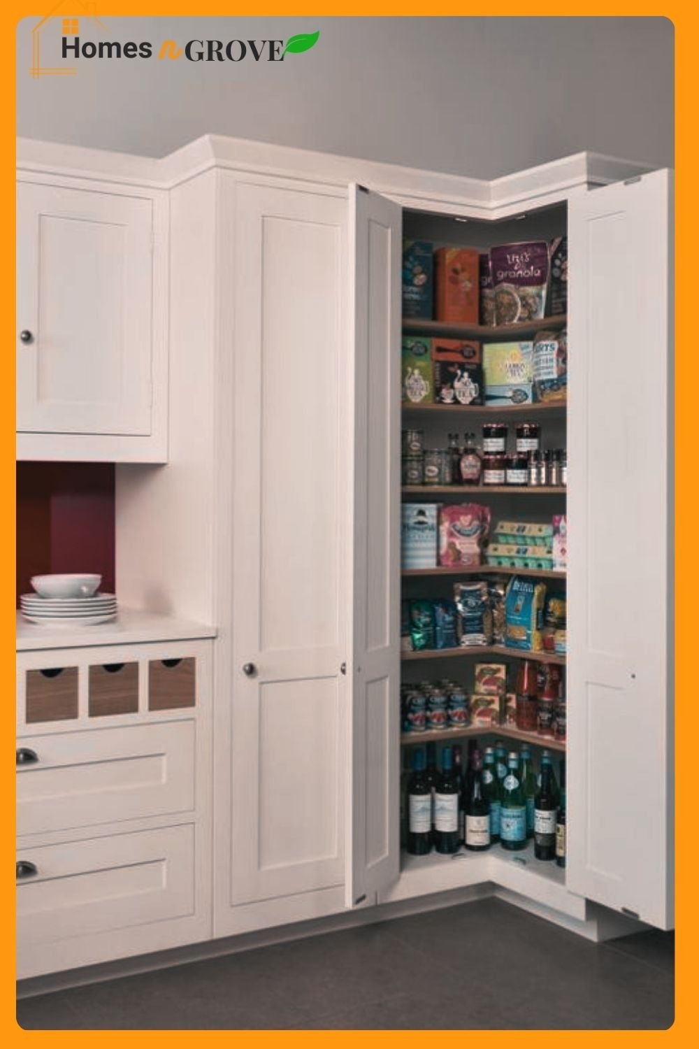 Amazing Corner Pantry