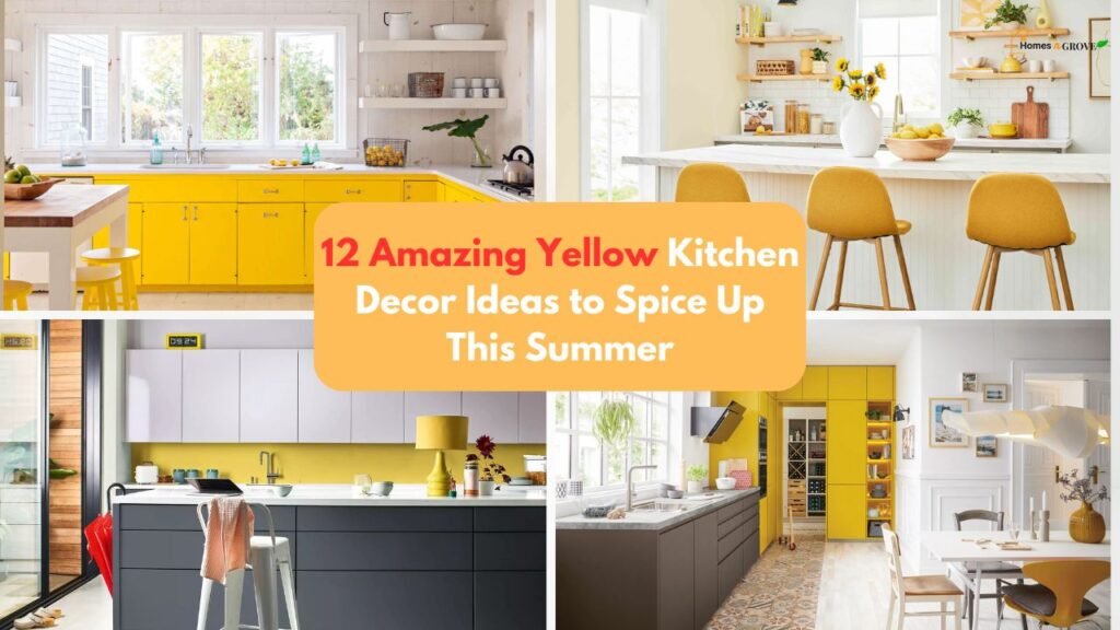 Amazing Yellow Kitchen Decor Ideas