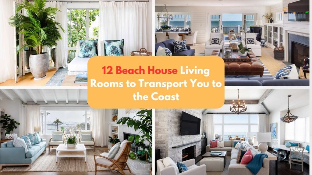 12 Beach House Living Rooms to Transport You to the Coast