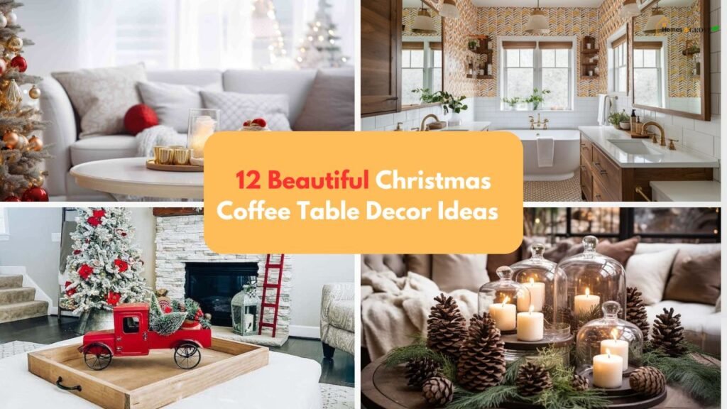 12 Beautiful Christmas Coffee Table Decor Ideas for a Festive Look
