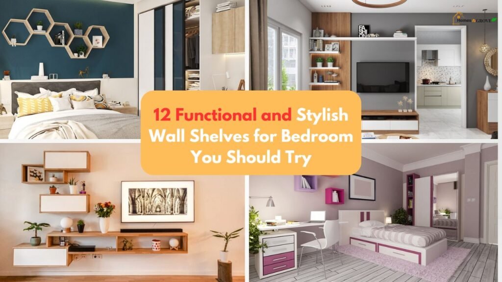 Functional and Stylish Wall Shelves for Bedroom